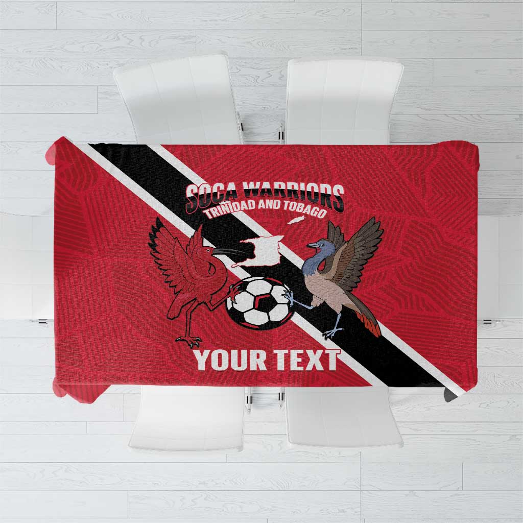 Custom Trinidad and Tobago Football Tablecloth Come On Soca Warriors - Wonder Print Shop