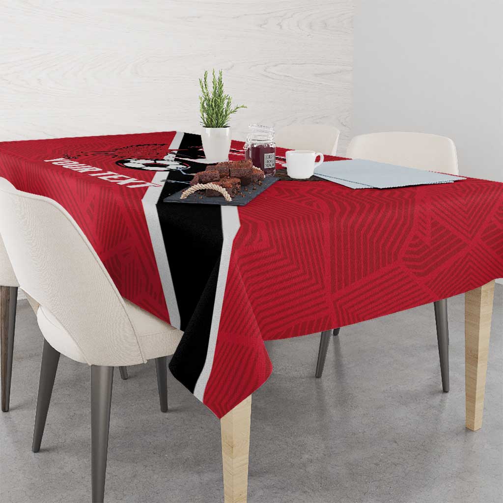Custom Trinidad and Tobago Football Tablecloth Come On Soca Warriors - Wonder Print Shop