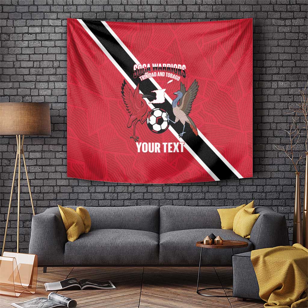 Custom Trinidad and Tobago Football Tapestry Come On Soca Warriors - Wonder Print Shop