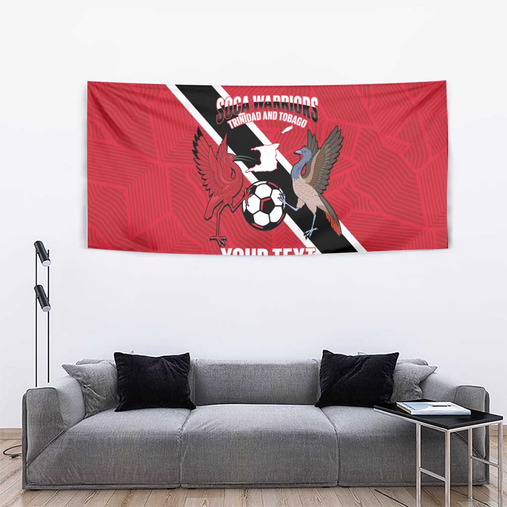 Custom Trinidad and Tobago Football Tapestry Come On Soca Warriors - Wonder Print Shop