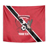 Custom Trinidad and Tobago Football Tapestry Come On Soca Warriors - Wonder Print Shop