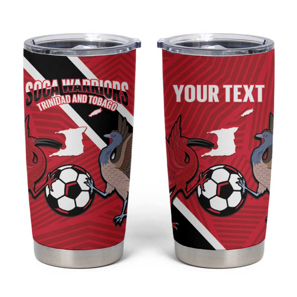 Custom Trinidad and Tobago Football Tumbler Cup Come On Soca Warriors - Wonder Print Shop