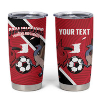 Custom Trinidad and Tobago Football Tumbler Cup Come On Soca Warriors - Wonder Print Shop