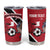 Custom Trinidad and Tobago Football Tumbler Cup Come On Soca Warriors - Wonder Print Shop