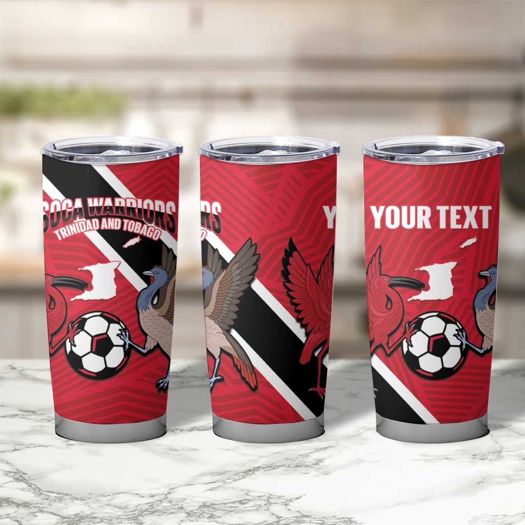 Custom Trinidad and Tobago Football Tumbler Cup Come On Soca Warriors - Wonder Print Shop