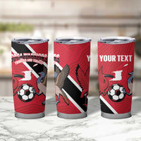 Custom Trinidad and Tobago Football Tumbler Cup Come On Soca Warriors - Wonder Print Shop