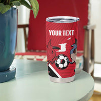 Custom Trinidad and Tobago Football Tumbler Cup Come On Soca Warriors - Wonder Print Shop