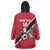 Custom Trinidad and Tobago Football Wearable Blanket Hoodie Come On Soca Warriors - Wonder Print Shop