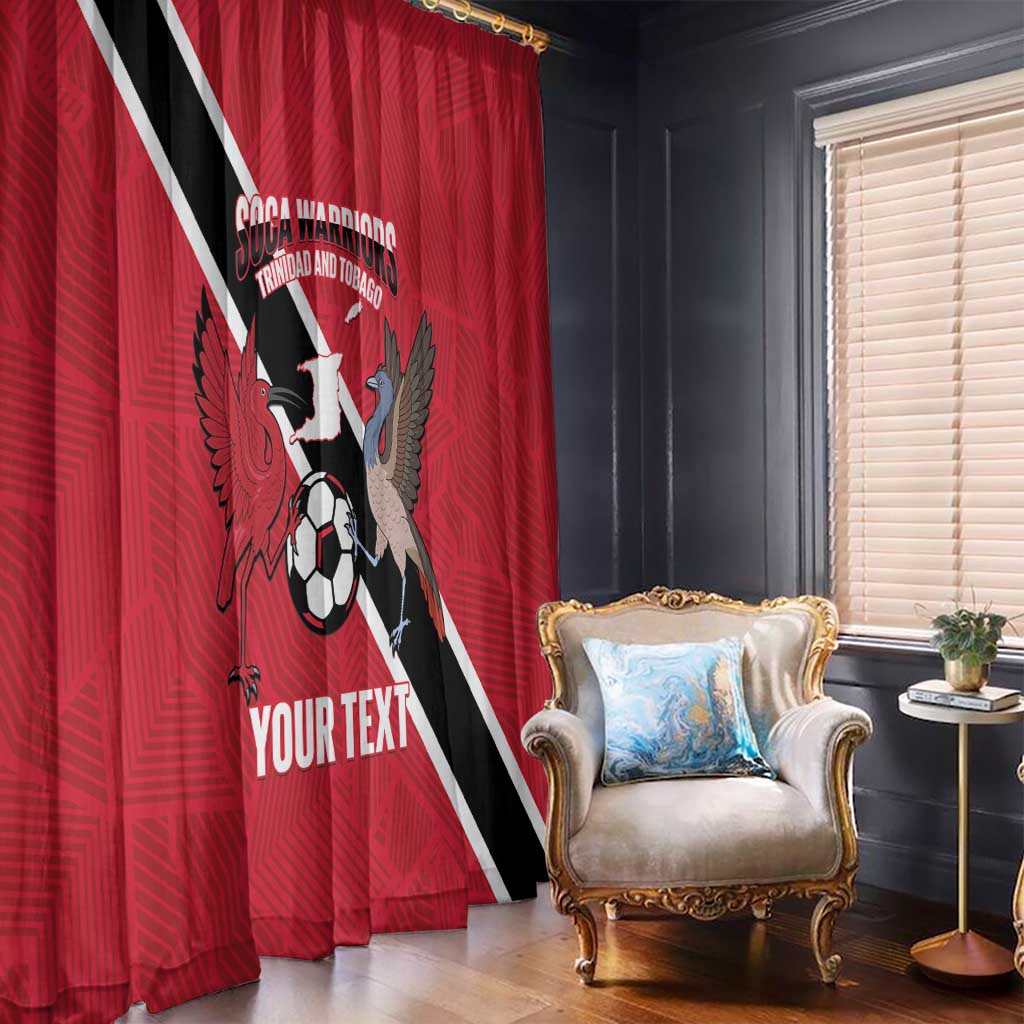 Custom Trinidad and Tobago Football Window Curtain Come On Soca Warriors - Wonder Print Shop