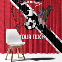Custom Trinidad and Tobago Football Window Curtain Come On Soca Warriors - Wonder Print Shop