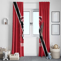 Custom Trinidad and Tobago Football Window Curtain Come On Soca Warriors - Wonder Print Shop