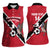 Custom Trinidad and Tobago Football Women Sleeveless Polo Shirt Come On Soca Warriors - Wonder Print Shop