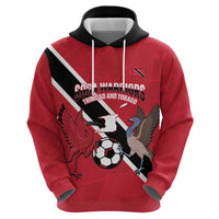 Custom Trinidad and Tobago Football Zip Hoodie Come On Soca Warriors - Wonder Print Shop