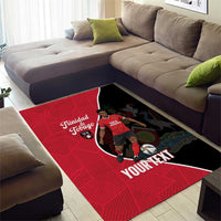 Custom Trinidad and Tobago Football Area Rug 2025 Go Champions - Wonder Print Shop
