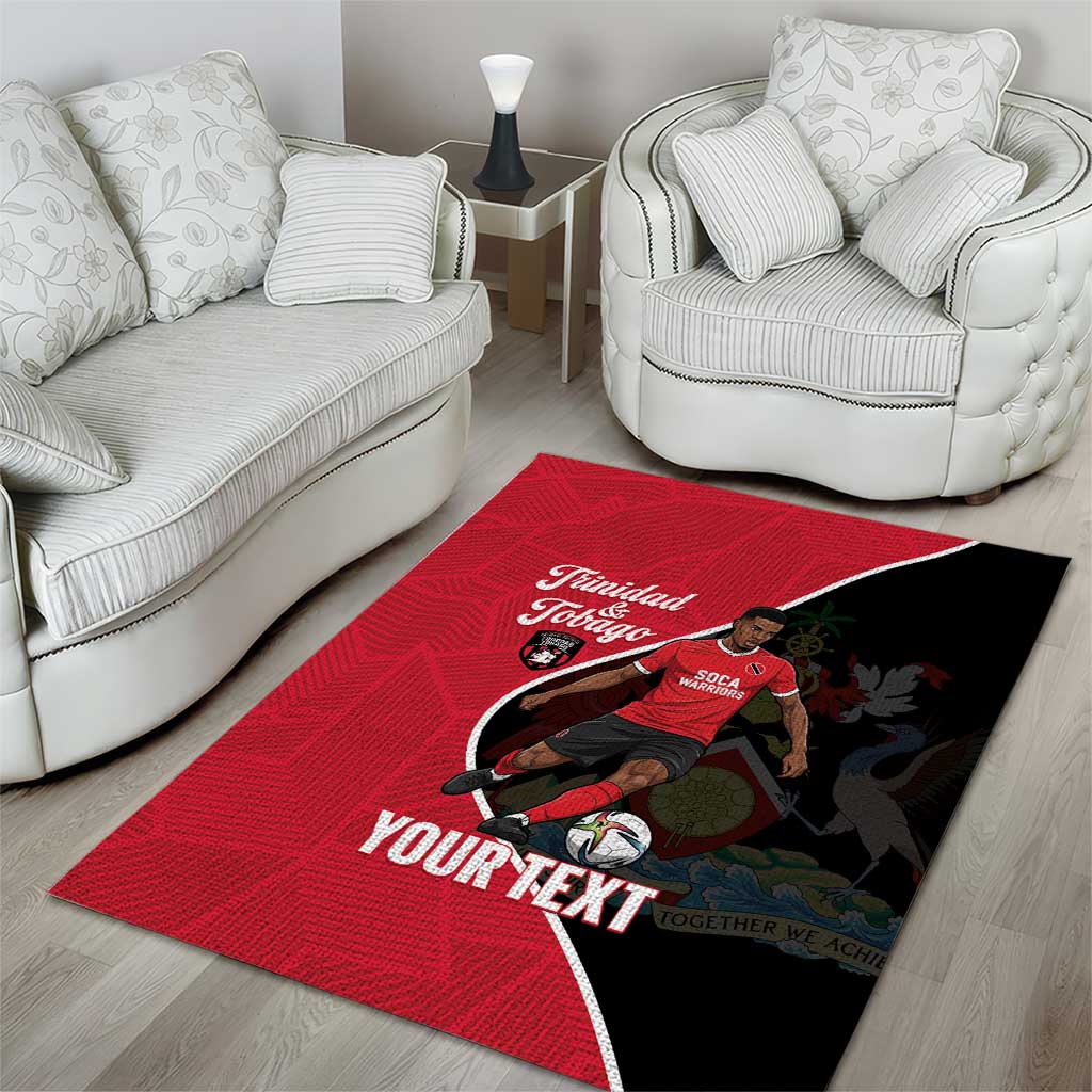 Custom Trinidad and Tobago Football Area Rug 2025 Go Champions - Wonder Print Shop