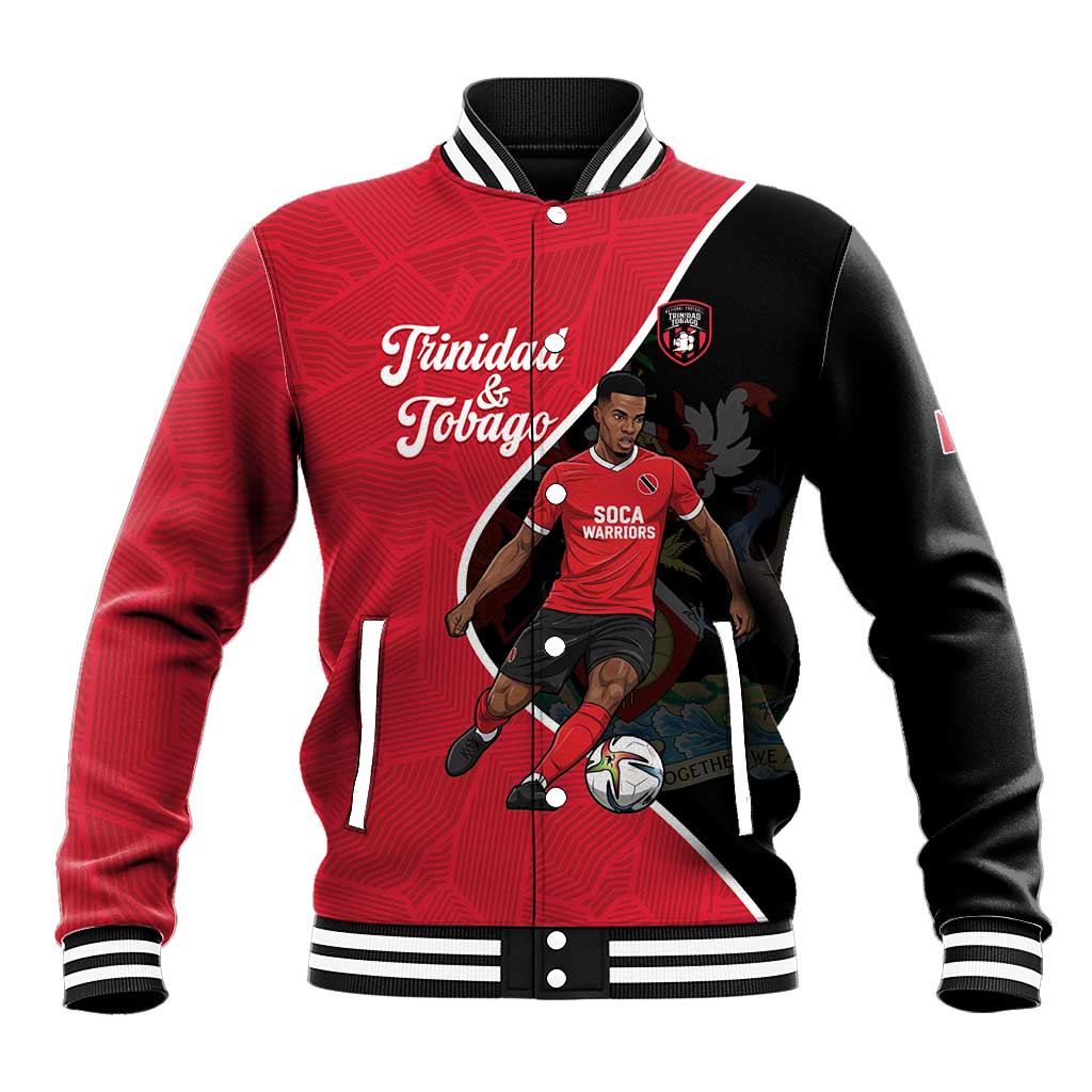 Custom Trinidad and Tobago Football Baseball Jacket 2025 Go Champions - Wonder Print Shop