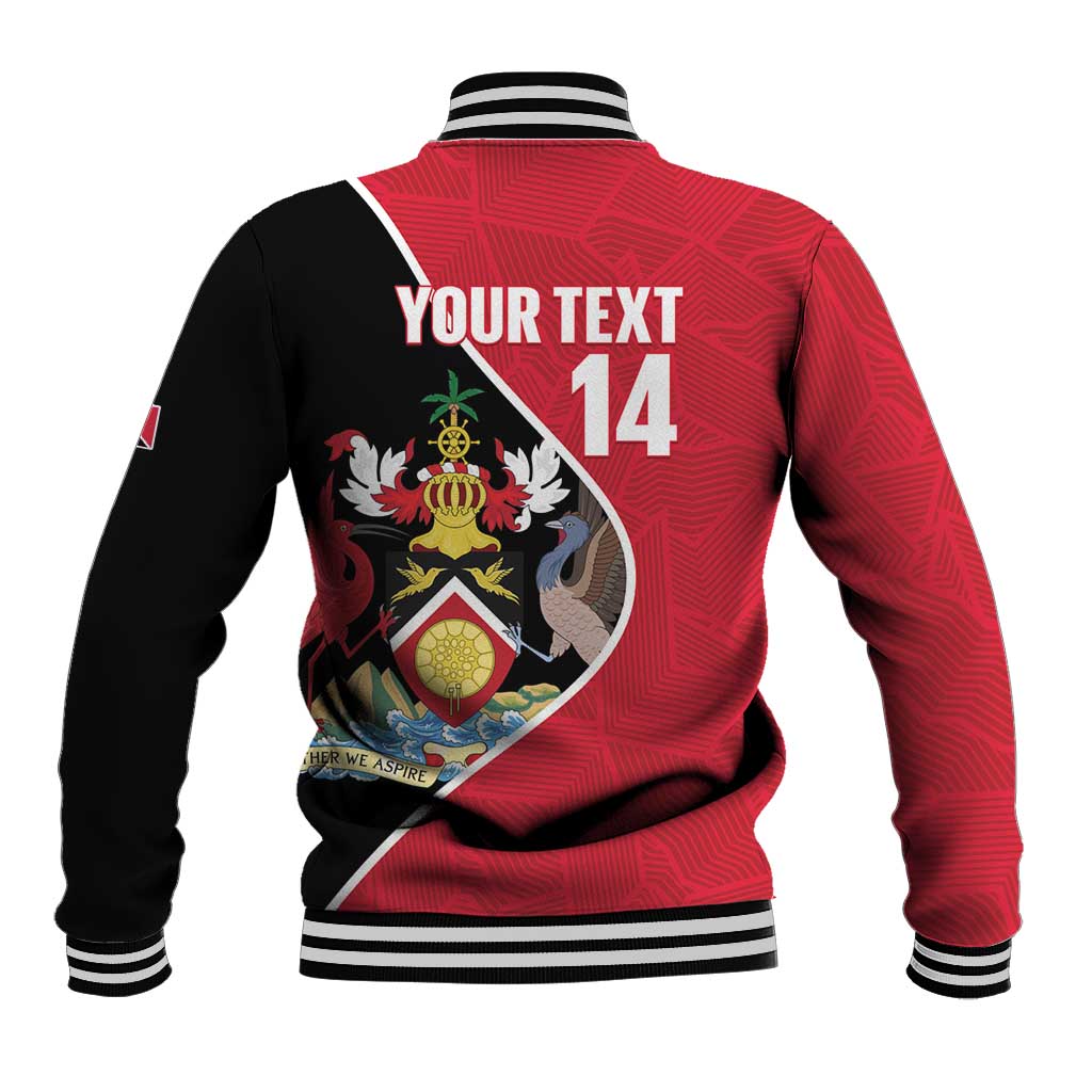 Custom Trinidad and Tobago Football Baseball Jacket 2025 Go Champions - Wonder Print Shop