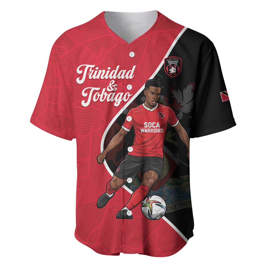 Custom Trinidad and Tobago Football Baseball Jersey 2025 Go Champions - Wonder Print Shop