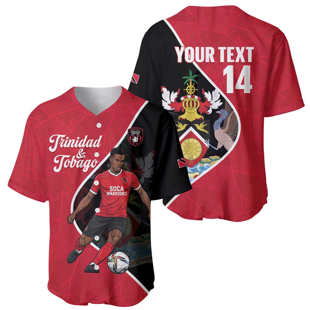 Custom Trinidad and Tobago Football Baseball Jersey 2025 Go Champions - Wonder Print Shop