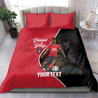 Custom Trinidad and Tobago Football Bedding Set 2025 Go Champions - Wonder Print Shop