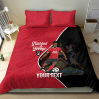 Custom Trinidad and Tobago Football Bedding Set 2025 Go Champions - Wonder Print Shop