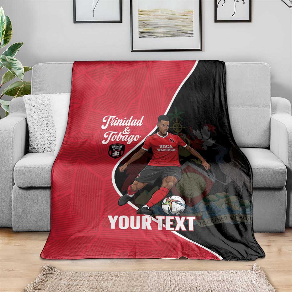 Custom Trinidad and Tobago Football Blanket 2025 Go Champions - Wonder Print Shop