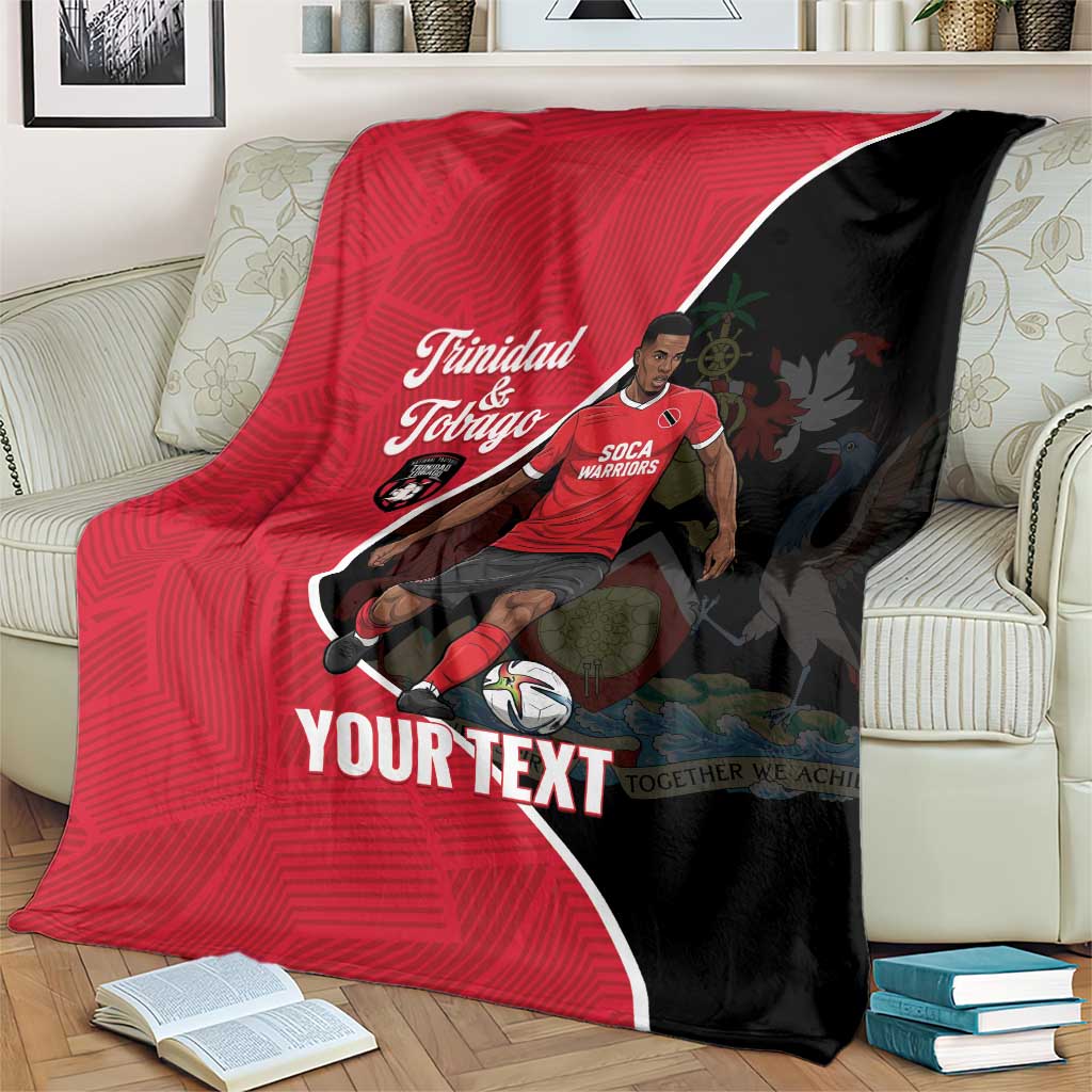 Custom Trinidad and Tobago Football Blanket 2025 Go Champions - Wonder Print Shop