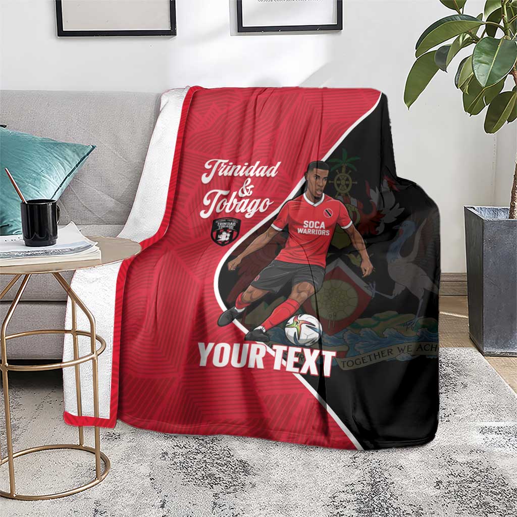 Custom Trinidad and Tobago Football Blanket 2025 Go Champions - Wonder Print Shop
