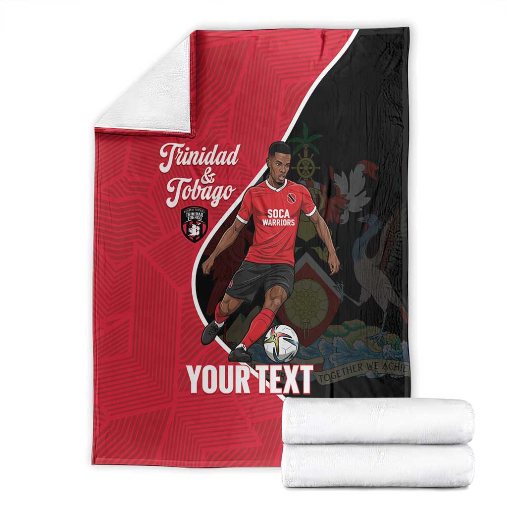 Custom Trinidad and Tobago Football Blanket 2025 Go Champions - Wonder Print Shop