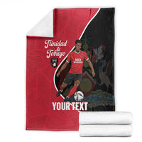 Custom Trinidad and Tobago Football Blanket 2025 Go Champions - Wonder Print Shop