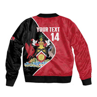 Custom Trinidad and Tobago Football Bomber Jacket 2025 Go Champions - Wonder Print Shop
