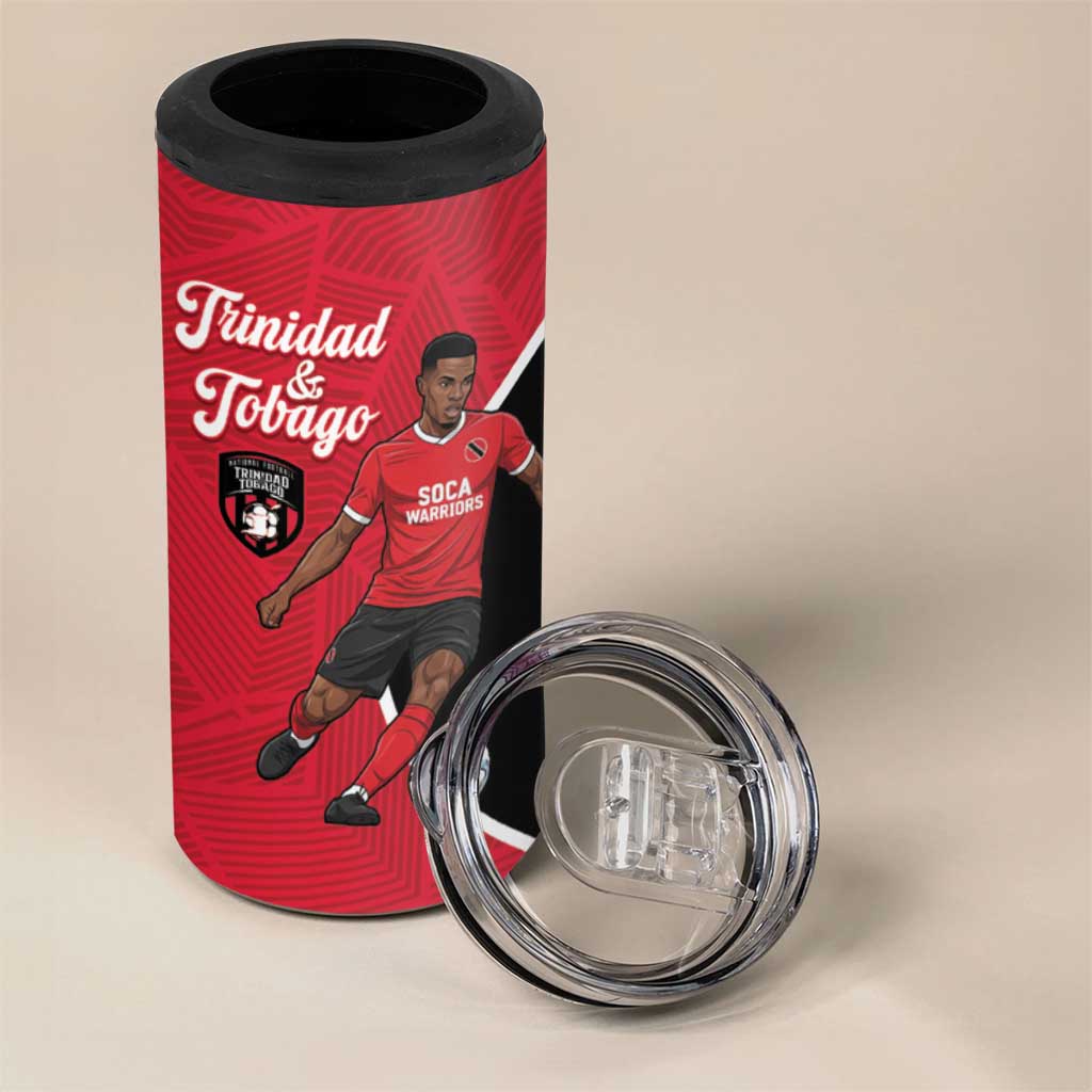 Custom Trinidad and Tobago Football 4 in 1 Can Cooler Tumbler 2025 Go Champions - Wonder Print Shop