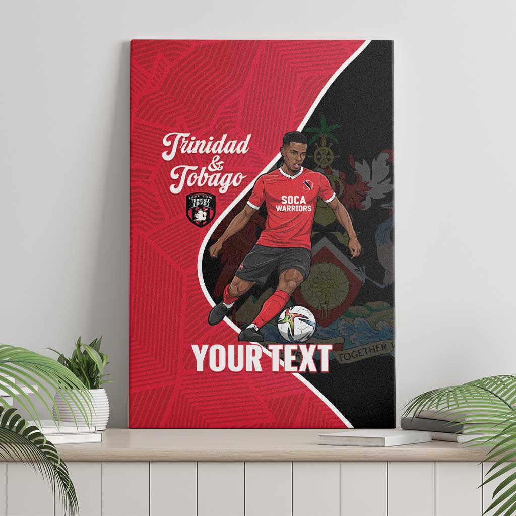 Custom Trinidad and Tobago Football Canvas Wall Art 2025 Go Champions - Wonder Print Shop