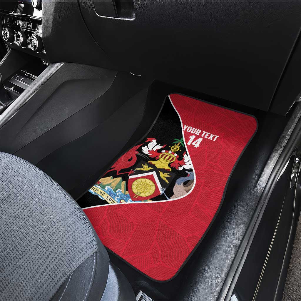 Custom Trinidad and Tobago Football Car Mats 2025 Go Champions - Wonder Print Shop