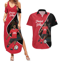Custom Trinidad and Tobago Football Couples Matching Summer Maxi Dress and Hawaiian Shirt 2025 Go Champions - Wonder Print Shop