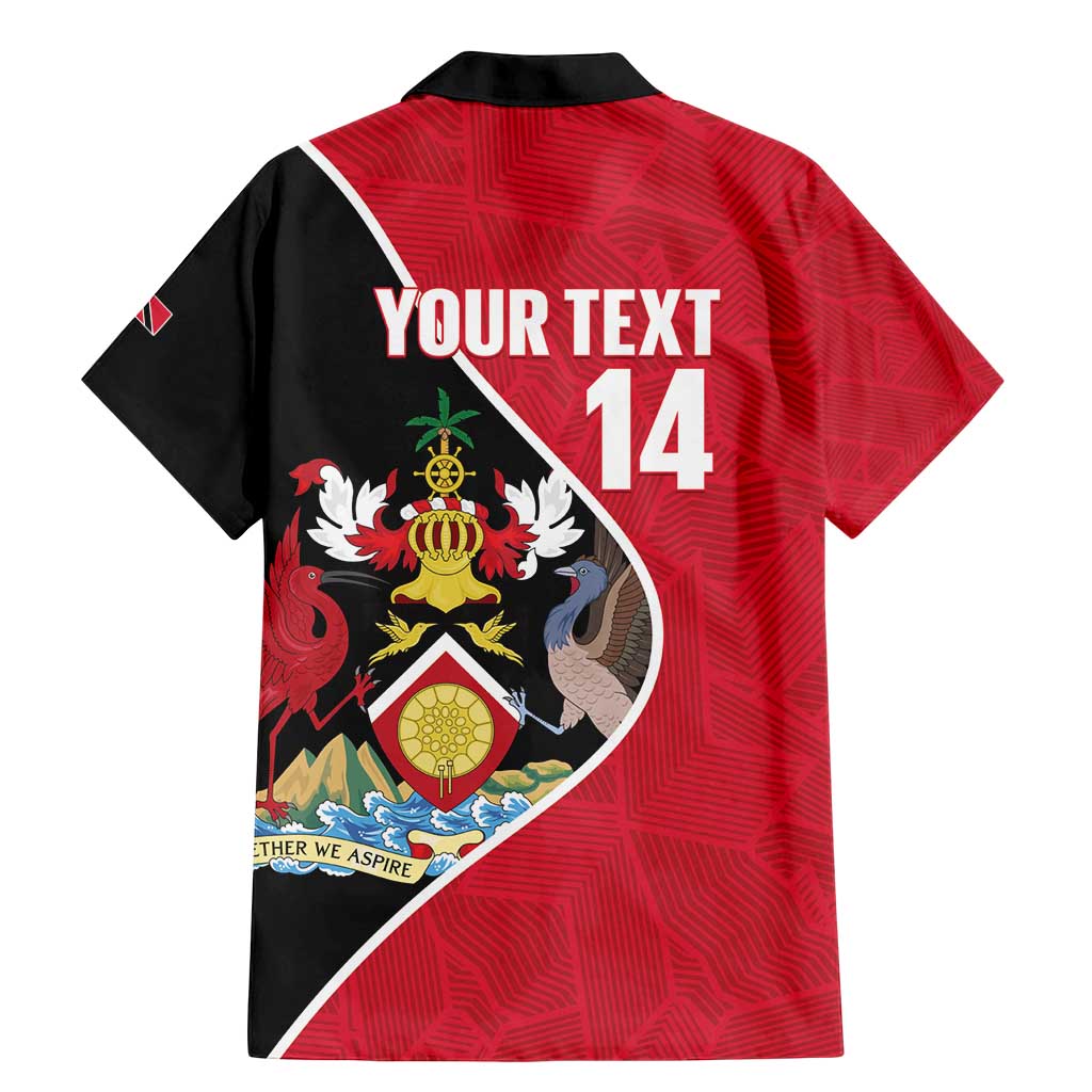 Custom Trinidad and Tobago Football Family Matching Mermaid Dress and Hawaiian Shirt 2025 Go Champions - Wonder Print Shop