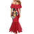 Custom Trinidad and Tobago Football Family Matching Mermaid Dress and Hawaiian Shirt 2025 Go Champions - Wonder Print Shop