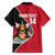 Custom Trinidad and Tobago Football Family Matching Off The Shoulder Long Sleeve Dress and Hawaiian Shirt 2025 Go Champions - Wonder Print Shop