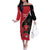 Custom Trinidad and Tobago Football Family Matching Off The Shoulder Long Sleeve Dress and Hawaiian Shirt 2025 Go Champions - Wonder Print Shop