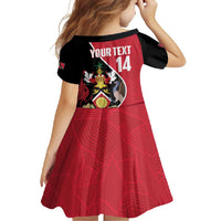 Custom Trinidad and Tobago Football Family Matching Off Shoulder Maxi Dress and Hawaiian Shirt 2025 Go Champions - Wonder Print Shop