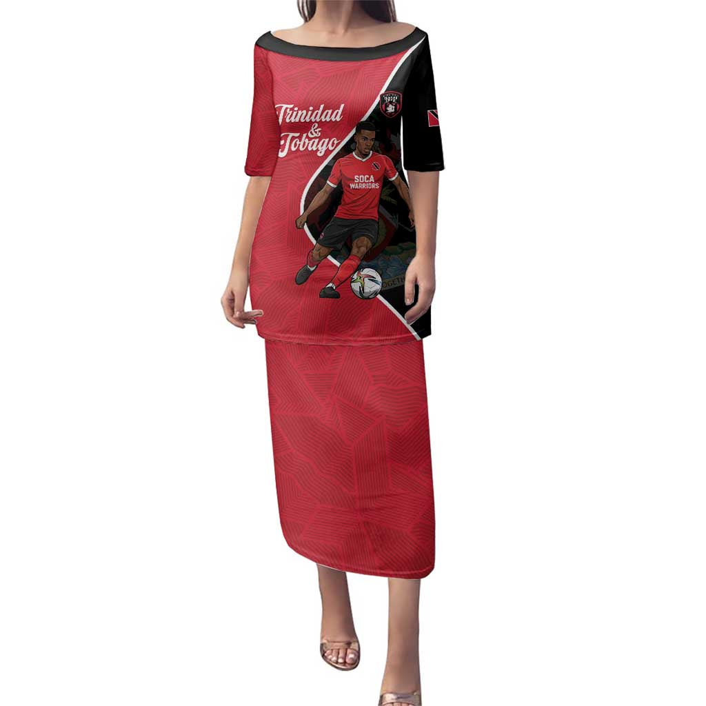 Custom Trinidad and Tobago Football Family Matching Puletasi and Hawaiian Shirt 2025 Go Champions - Wonder Print Shop