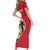 Custom Trinidad and Tobago Football Family Matching Short Sleeve Bodycon Dress and Hawaiian Shirt 2025 Go Champions - Wonder Print Shop