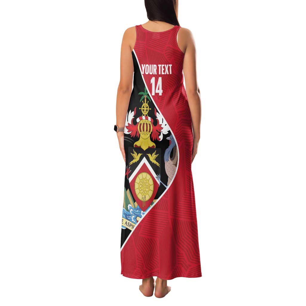 Custom Trinidad and Tobago Football Family Matching Tank Maxi Dress and Hawaiian Shirt 2025 Go Champions - Wonder Print Shop