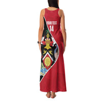 Custom Trinidad and Tobago Football Family Matching Tank Maxi Dress and Hawaiian Shirt 2025 Go Champions - Wonder Print Shop