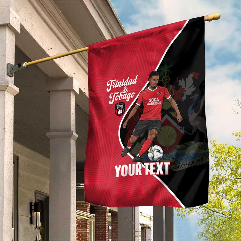 Custom Trinidad and Tobago Football Garden Flag 2025 Go Champions - Wonder Print Shop