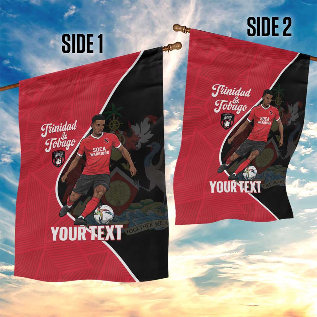 Custom Trinidad and Tobago Football Garden Flag 2025 Go Champions - Wonder Print Shop