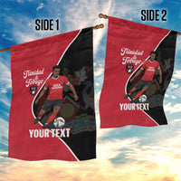 Custom Trinidad and Tobago Football Garden Flag 2025 Go Champions - Wonder Print Shop