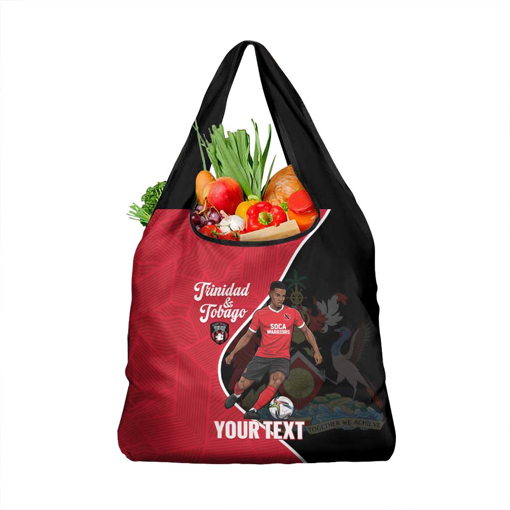 Custom Trinidad and Tobago Football Grocery Bag 2025 Go Champions - Wonder Print Shop
