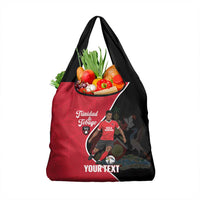 Custom Trinidad and Tobago Football Grocery Bag 2025 Go Champions - Wonder Print Shop