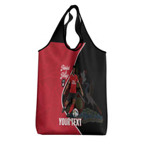 Custom Trinidad and Tobago Football Grocery Bag 2025 Go Champions - Wonder Print Shop